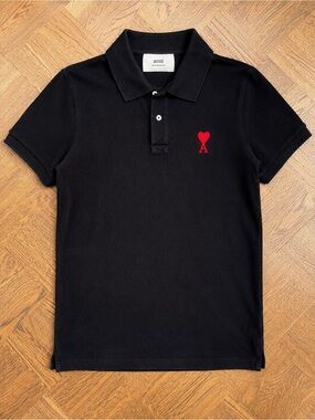 Black Ami De Cœur Polo size xs